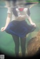 Coser @ 白 烨 Vol.013: 湿身 JK 水下 版 (98 photos)